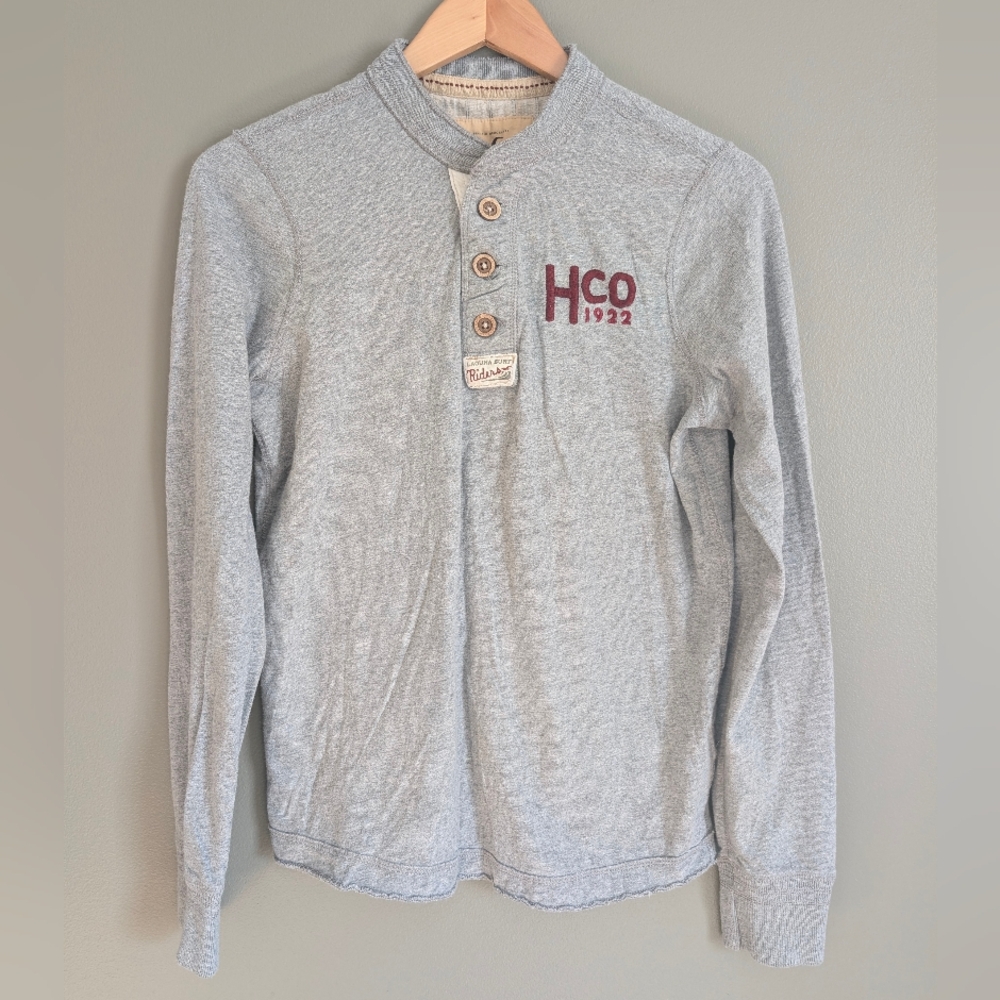 Hollister Laguna Surf Riders Henley Shirt Size Small